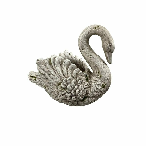 Red Carpet Studios Magnesium Oxide Elegant Swan Planter 21114